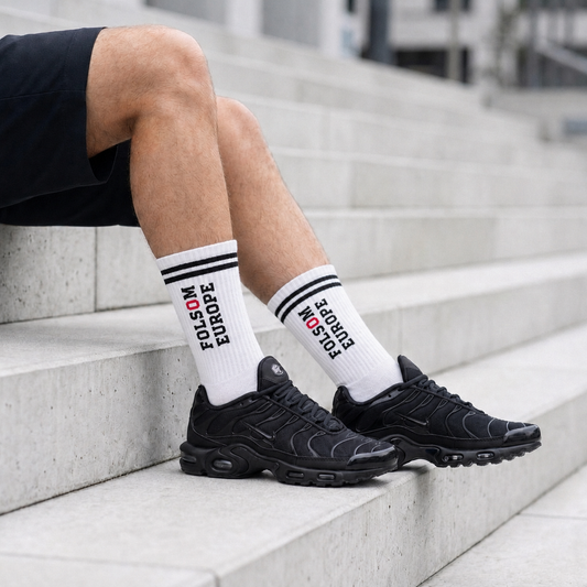FOLSOM EUROPE X Sk8erboy® GOOD BOY White Socks